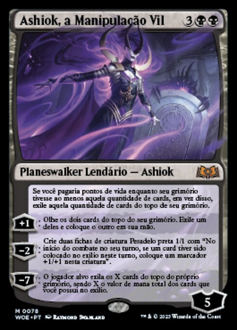 Ashiok, Wicked Manipulator (Wilds of Eldraine #78)