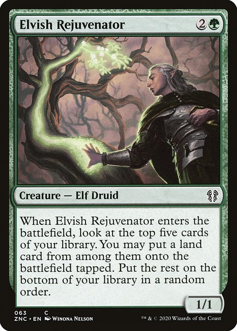 Elvish Rejuvenator (Zendikar Rising Commander #63)