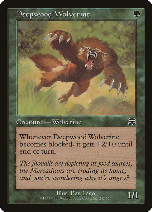 Deepwood Wolverine card image