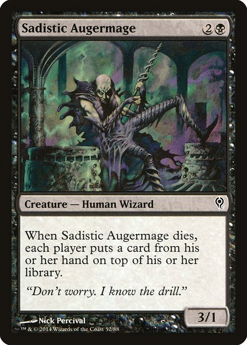 Sadistic Augermage (Duel Decks: Jace vs. Vraska #52)