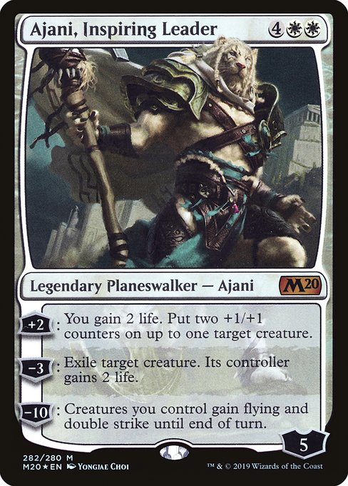 Ajani, Inspiring Leader (Core Set 2020 #282)