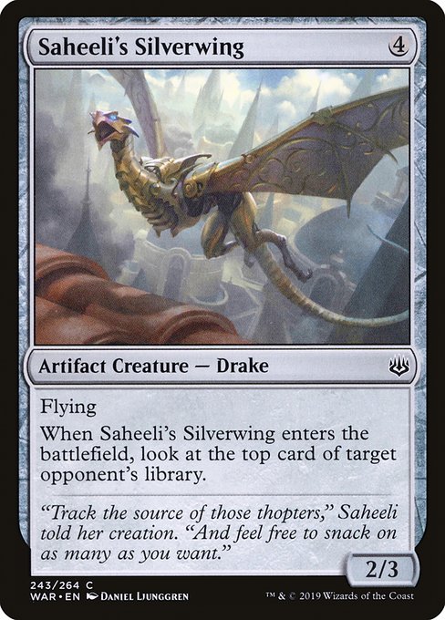 Saheeli's Silverwing (War of the Spark #243)