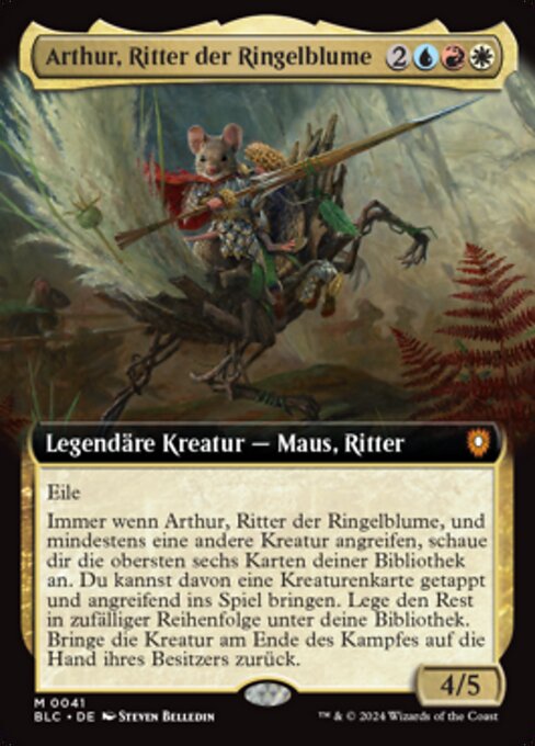 Arthur, Marigold Knight (Bloomburrow Commander #41)