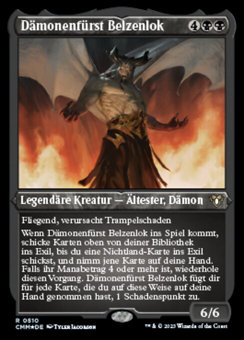 Demonlord Belzenlok (Commander Masters #510)
