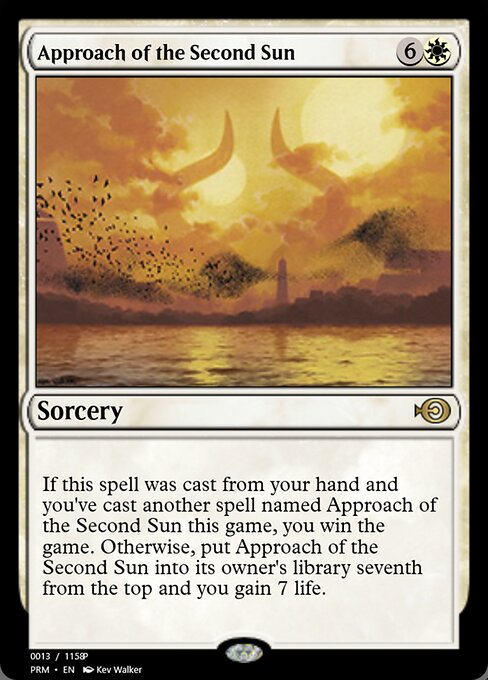 Approach of the Second Sun (Magic Online Promos #88226)