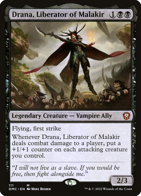 Drana, Liberator of Malakir (Dominaria United Commander #111)