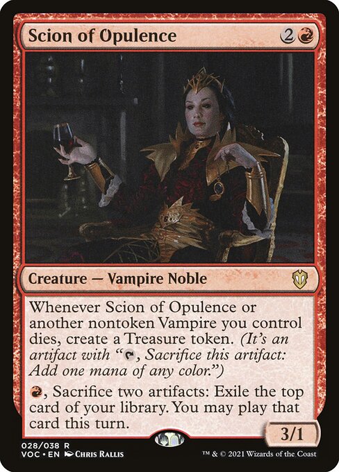 Scion of Opulence (Crimson Vow Commander #28)