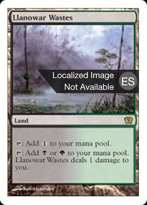Llanowar Wastes (Ninth Edition #322)