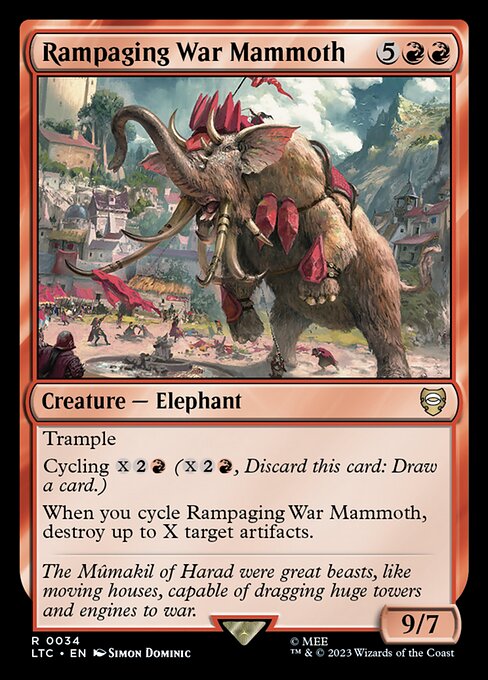Rampaging War Mammoth card image