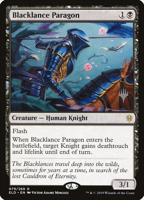 Blacklance Paragon (Throne of Eldraine Promos #79p)