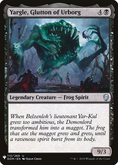 Yargle, Glutton of Urborg (Mystery Booster #829)