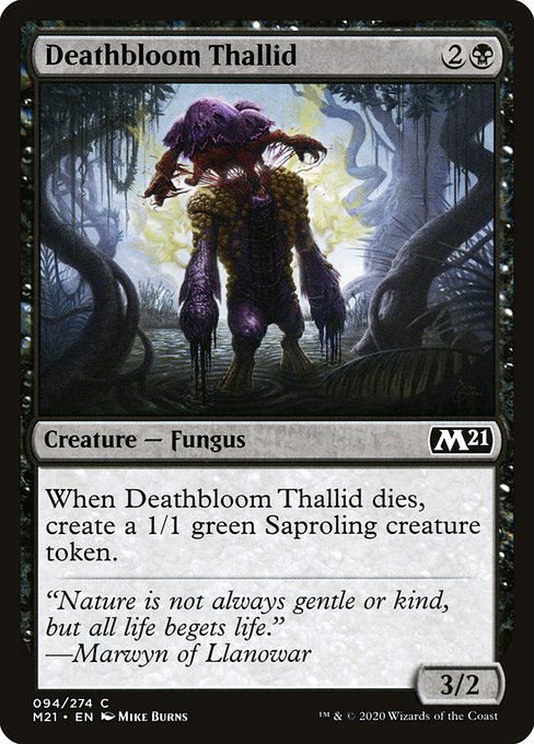 Deathbloom Thallid (Core Set 2021 #94)