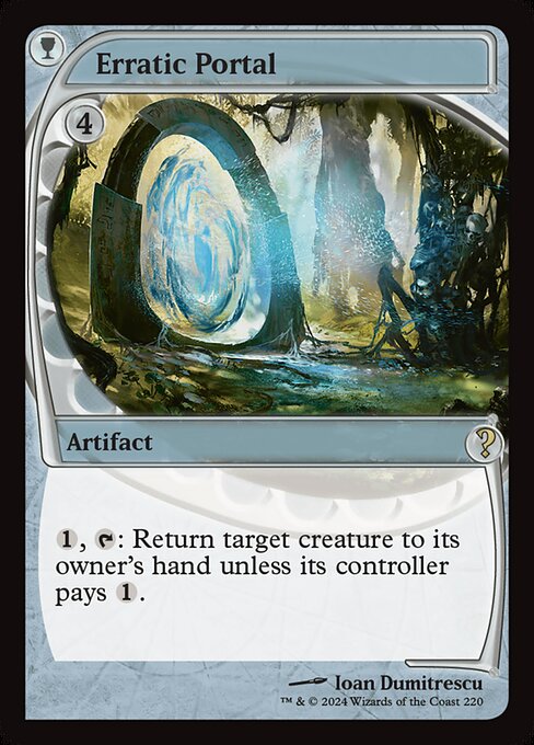 Portail intermittent|Erratic Portal