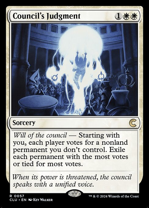 Council's Judgment (Ravnica: Clue Edition #57)