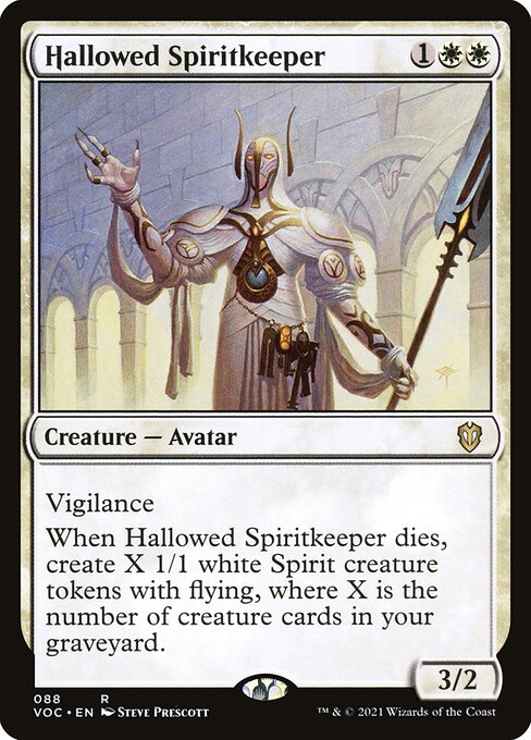 Hallowed Spiritkeeper (Crimson Vow Commander #88)