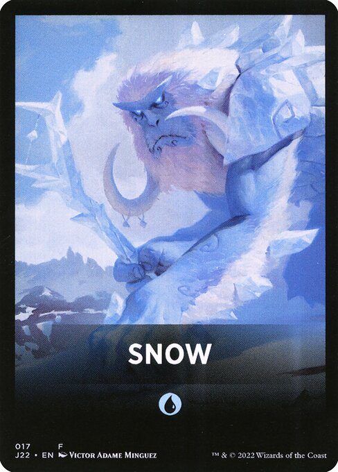 Snow (Jumpstart 2022 Front Cards #17)