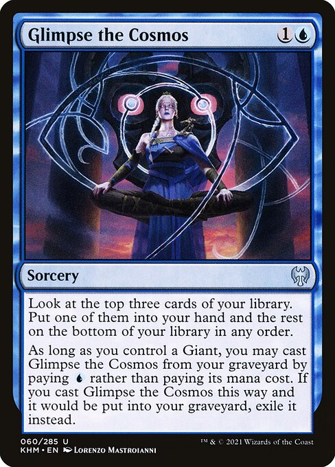 Glimpse the Cosmos card image