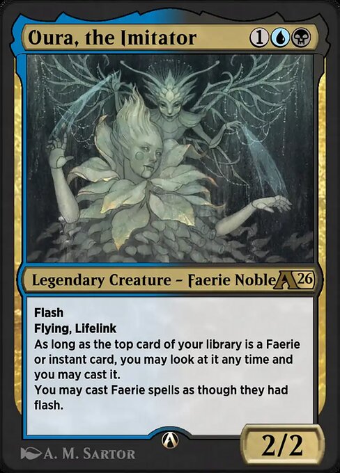 Oura, the Imitator magic the gathering card art
