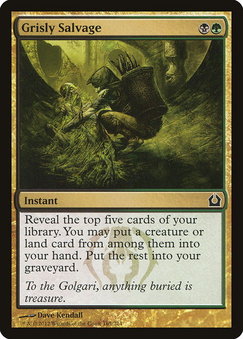 Grisly Salvage (Return to Ravnica #165)