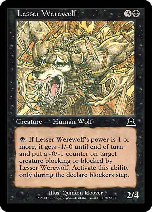 Lesser Werewolf (Masters Edition III #71)