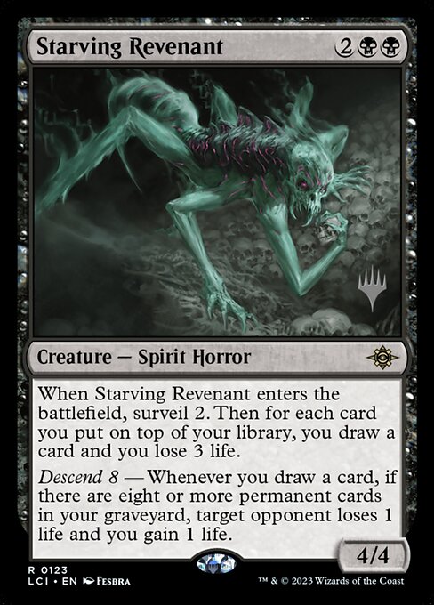 Starving Revenant (The Lost Caverns of Ixalan Promos #123p)