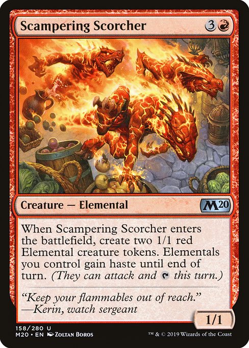 Scampering Scorcher (Core Set 2020 #158)