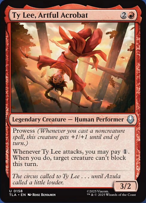 Ty Lee, Artful Acrobat magic the gathering card art
