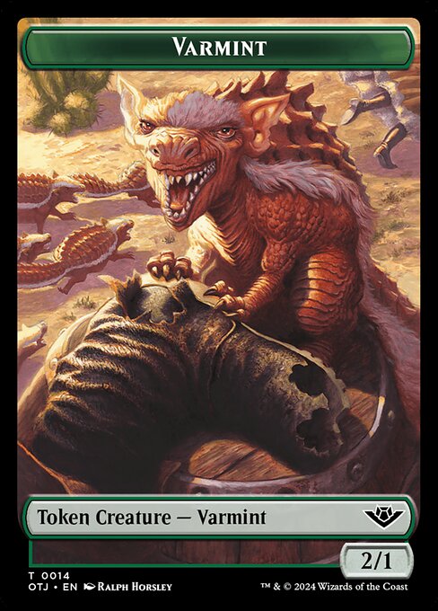 Varmint (Outlaws of Thunder Junction Tokens #14)