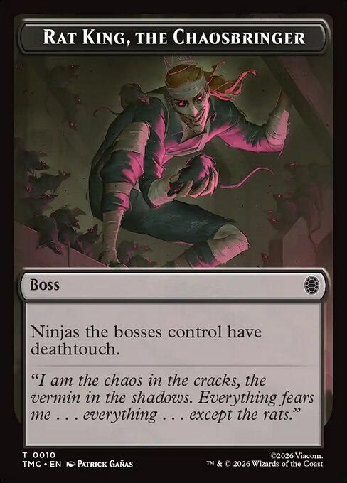 Rat King, the Chaosbringer magic the gathering card art