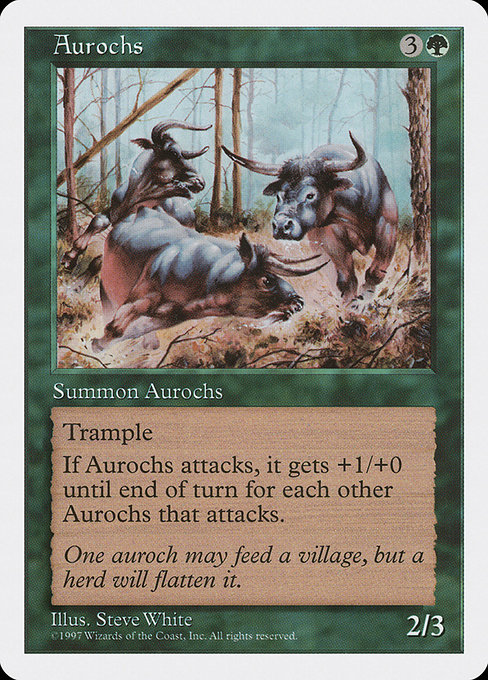 Aurochs (Fifth Edition #279)