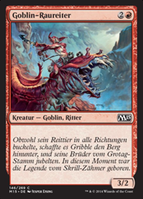 Goblin Roughrider (Magic 2015 #146)