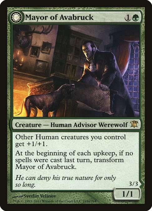 Mayor of Avabruck // Howlpack Alpha (isd) 193