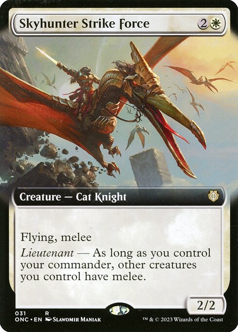 Skyhunter Strike Force (Phyrexia: All Will Be One Commander #31)