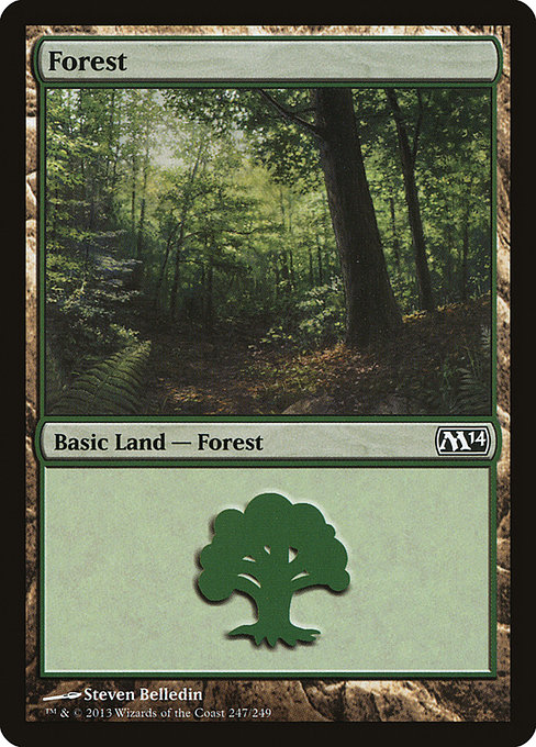 Forest (Magic 2014 #247)