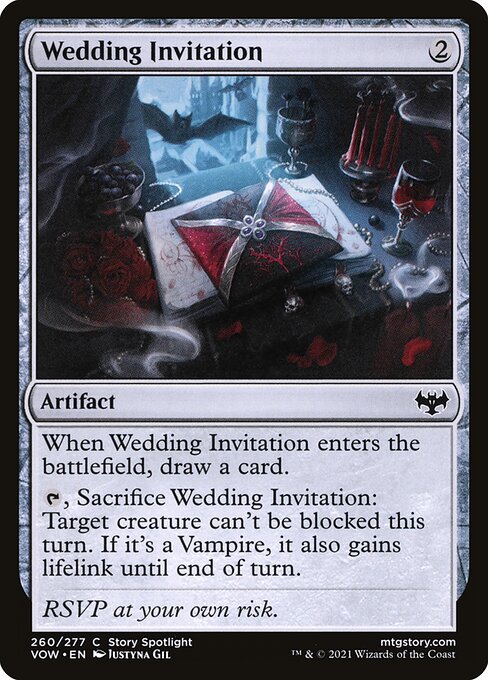 Wedding Invitation (Innistrad: Crimson Vow #260)