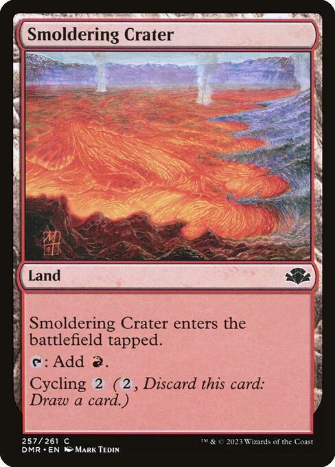 Smoldering Crater (Dominaria Remastered #257)