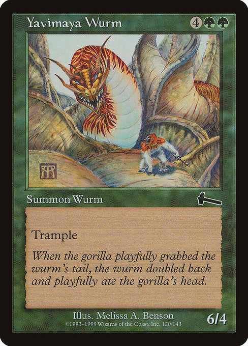 Yavimaya Wurm card image