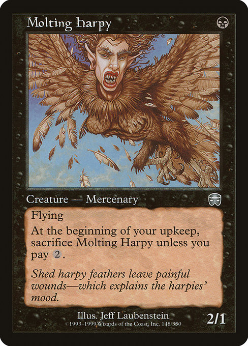 Harpie en mue|Molting Harpy