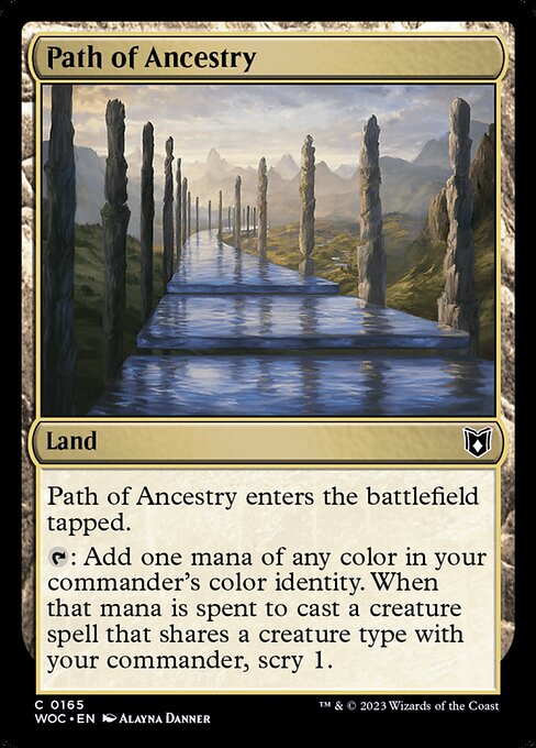 Path of Ancestry (Wilds of Eldraine Commander #165)