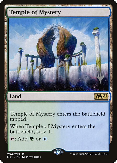 Temple of Mystery (Core Set 2021 Promos #254p)