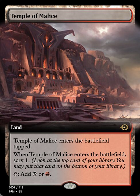 Temple of Malice (PRM)
