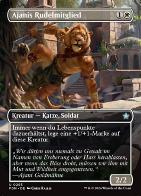 Ajani's Pridemate (Foundations #293)