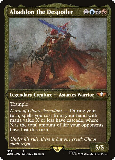 Abaddon the Despoiler (Warhammer 40,000 Commander #319)