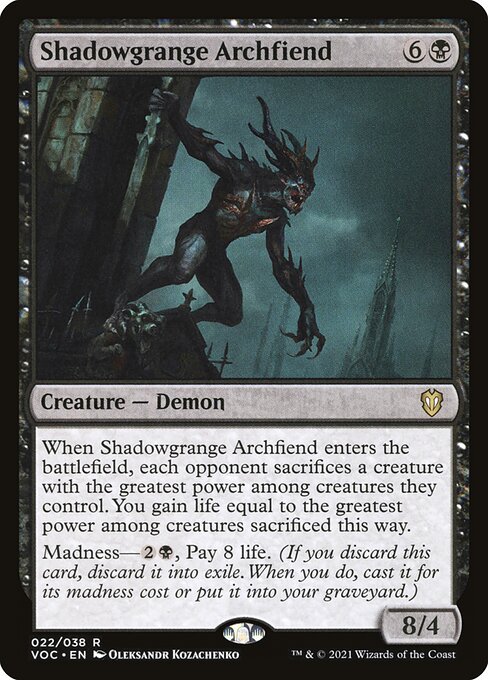 Shadowgrange Archfiend (voc) 22 Shadowgrange Archfiend (voc) 22