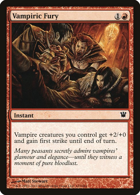 Vampiric Fury (Innistrad #167)