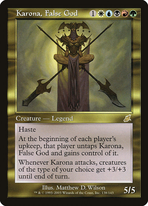 Karona, False God card image