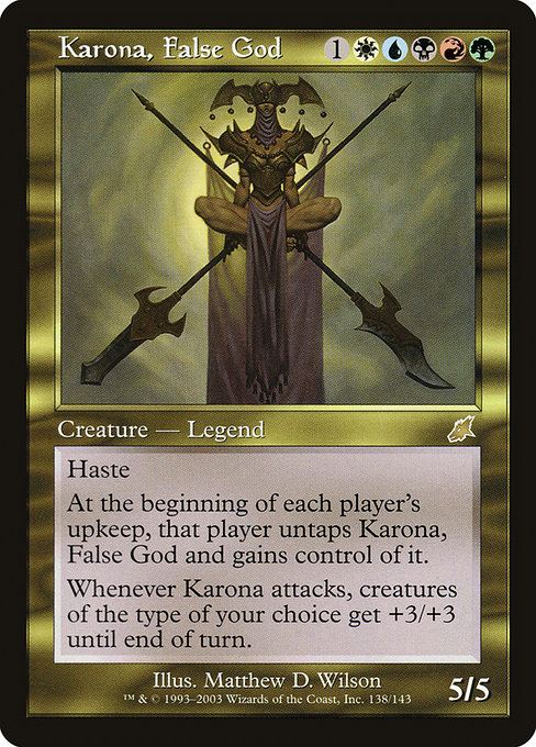 Karona, False God (scg) 138