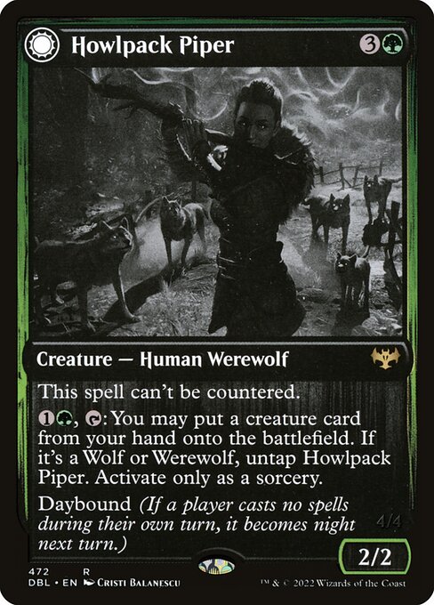 Howlpack Piper // Wildsong Howler (dbl) 472
