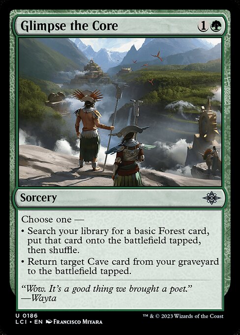 Glimpse the Core (The Lost Caverns of Ixalan #186)