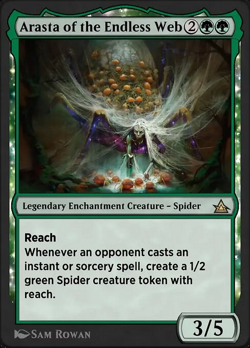 Arasta of the Endless Web magic the gathering card art
